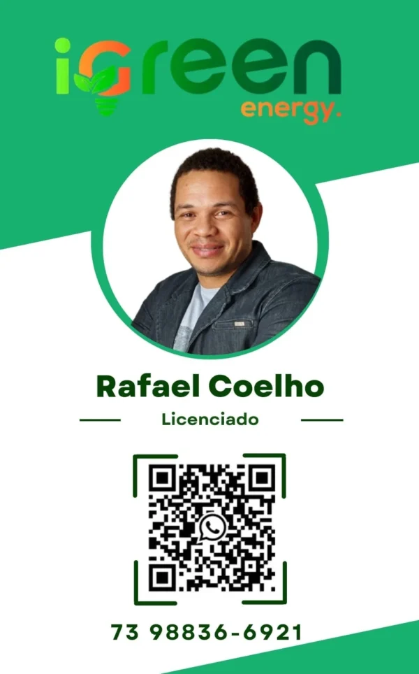 Igreen Energy Representante Rafael Coelho em Maracás BA