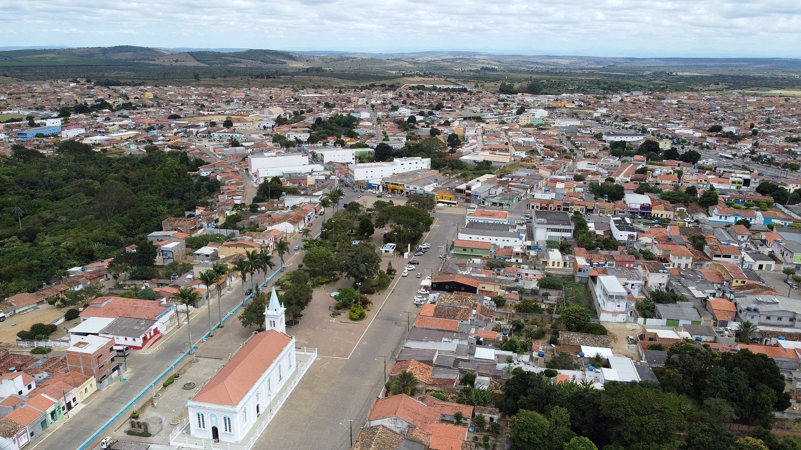 Vista panorâmica de Maracás Bahia